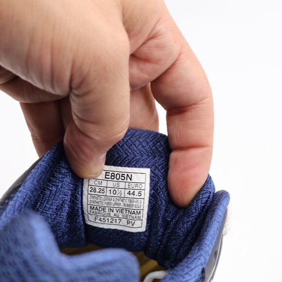 Asics Gel Resolution Novak Men's 10.5 Tennis Shoes Blue Beige Sneakers E805N - Picture 3 of 10